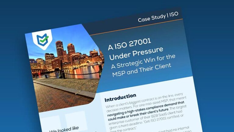 Compliance Scorecard MSP secure ISO 27001 Certification