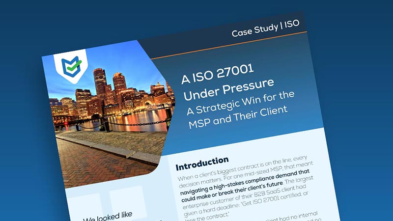 Compliance Scorecard MSP secure ISO 27001 Certification